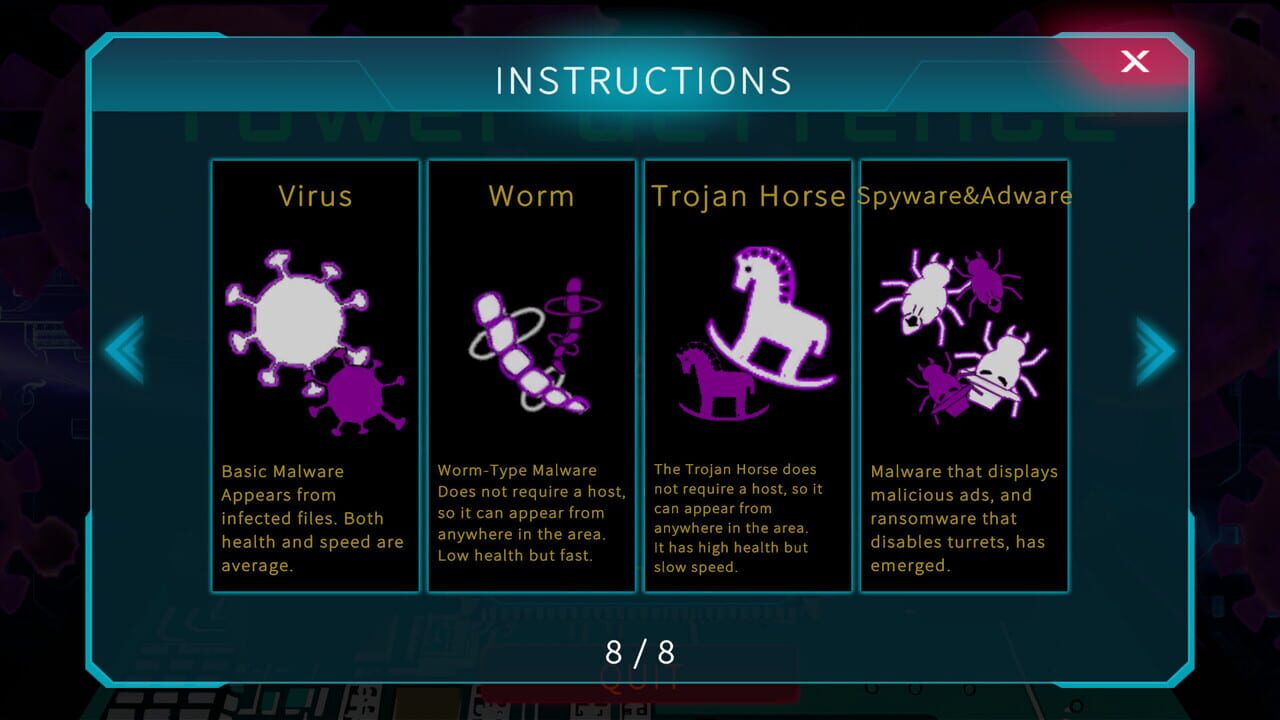 Tower Defense for Virus