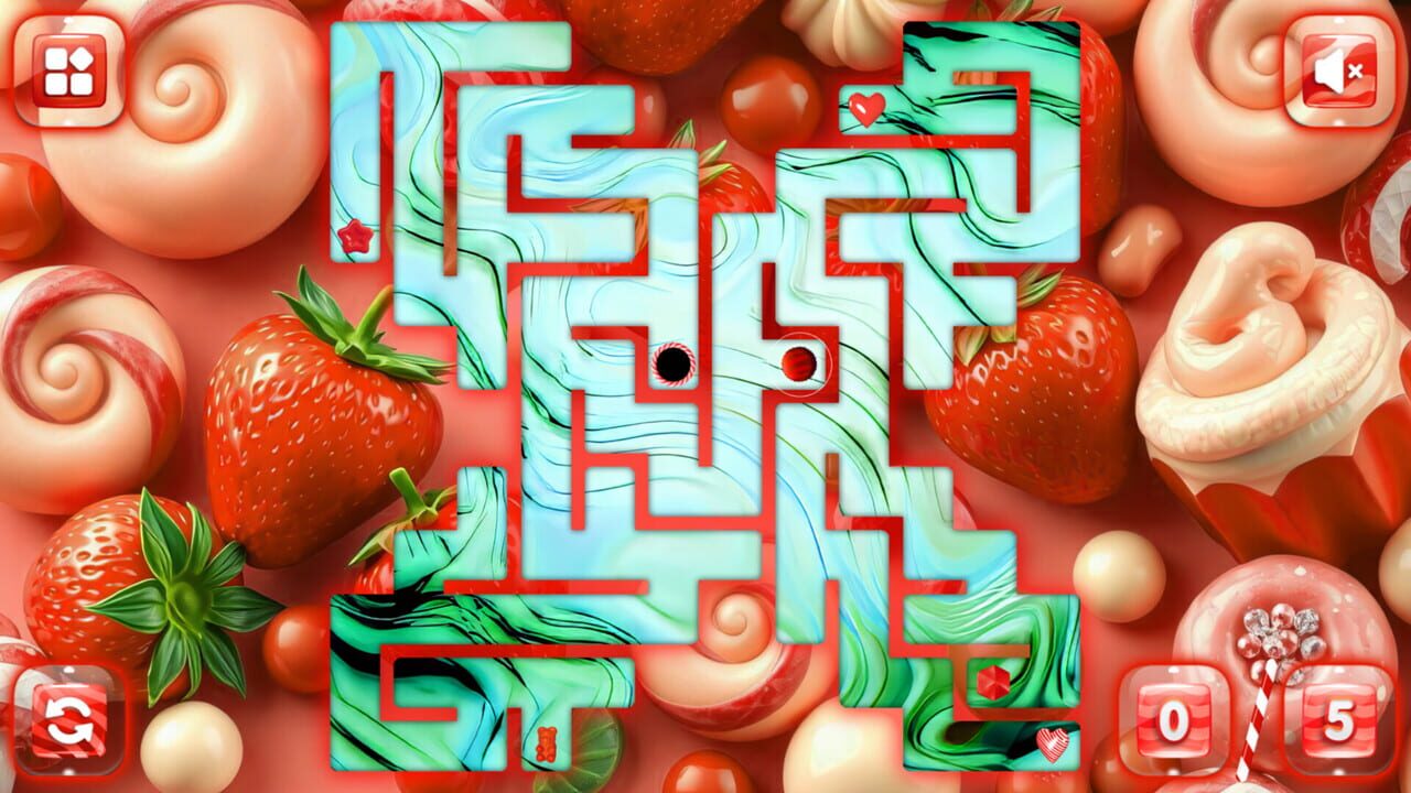 Sweetie Candy Maze: Crimson Strawberry