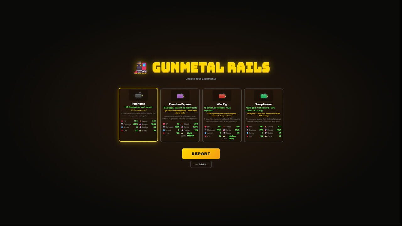 Gunmetal Rails