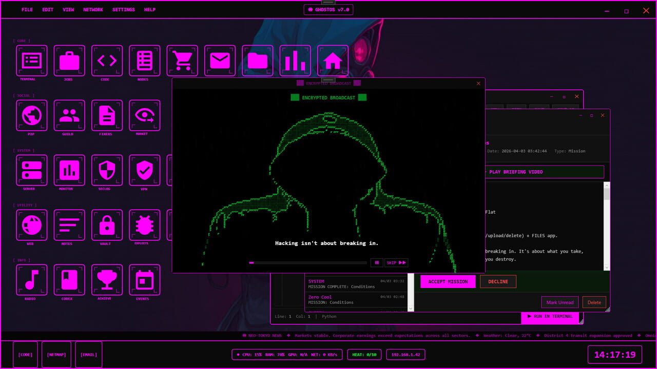 Ghost Network: Dark Hacker