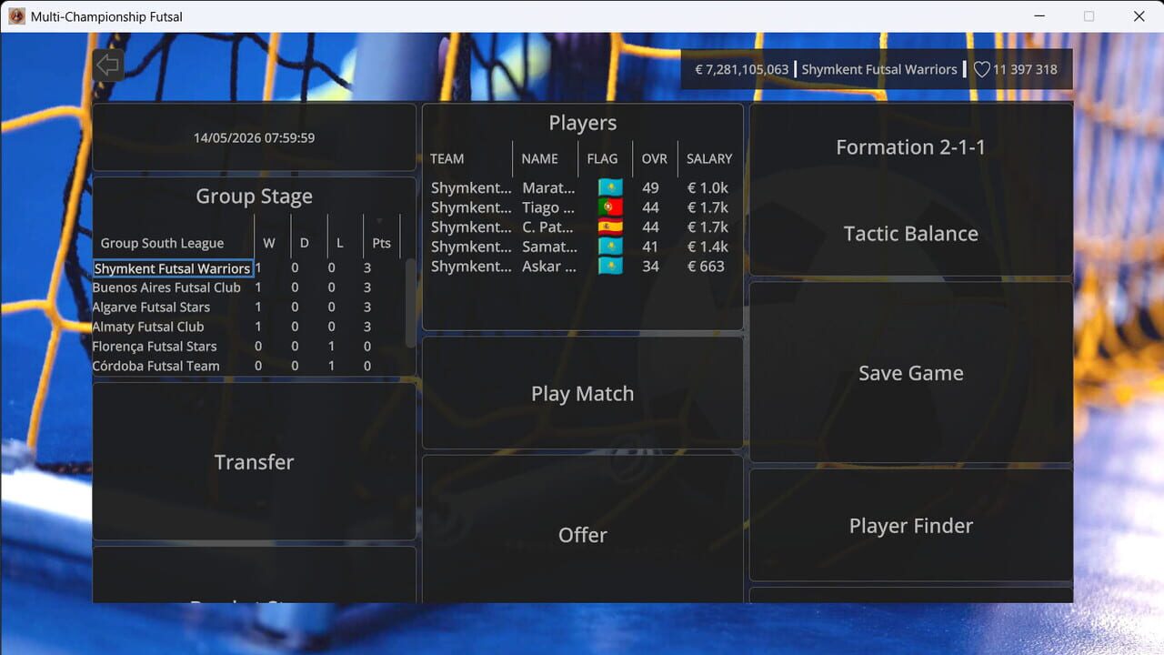 Multi-Championship Futsal