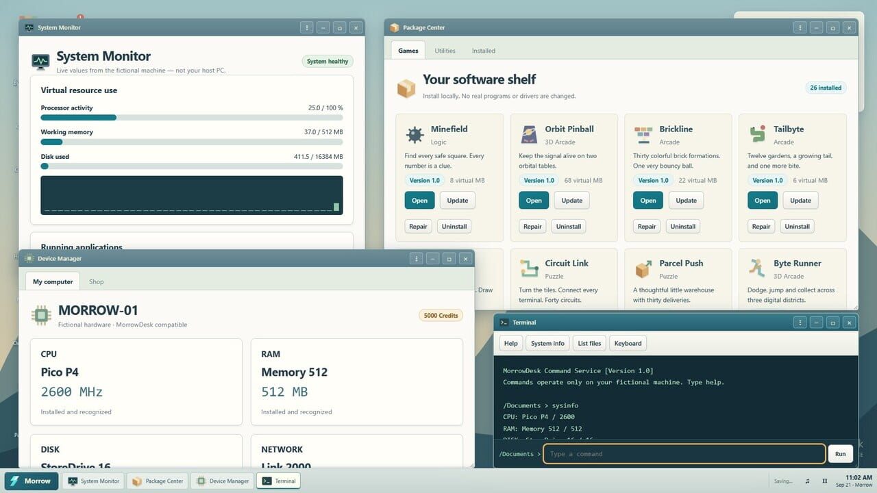 Bootline: Desktop Simulator
