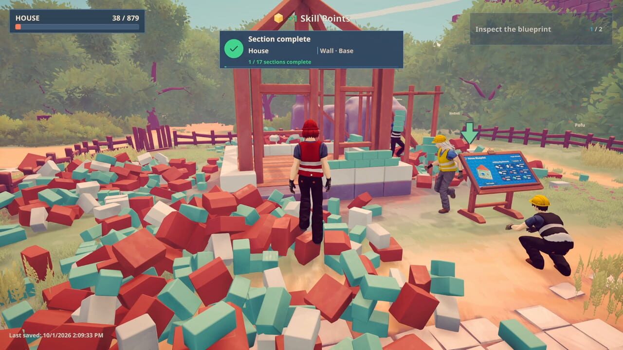 Brick by Brick: Tidy Up the Small Town!
