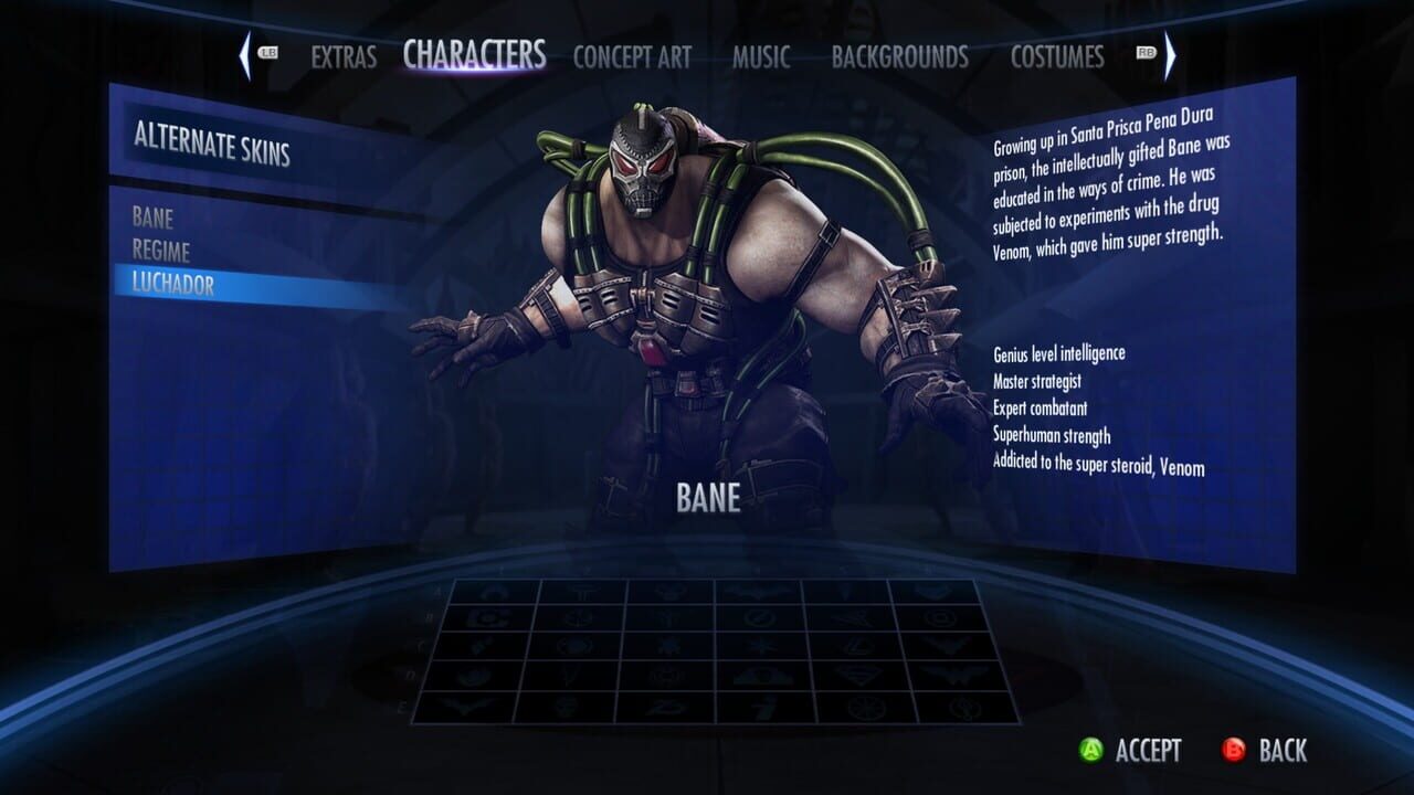Injustice: Gods Among Us – Compat Pack 2: Luchador Bane Skin