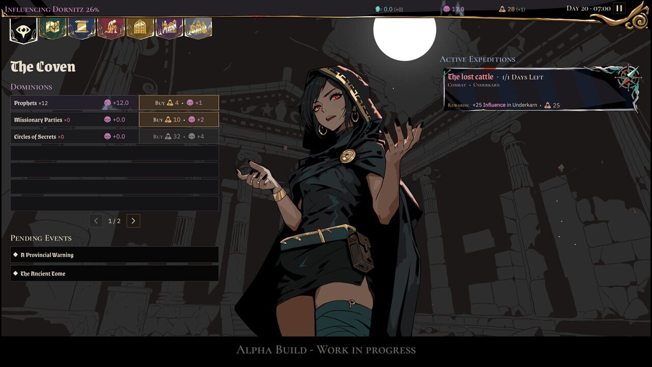 Awaken, Empress of the Night