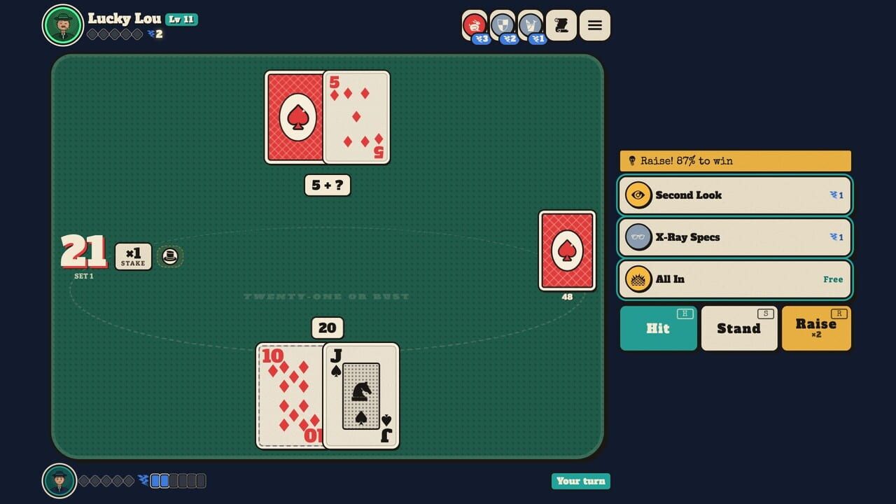 Tahúr: A Blackjack Adventure
