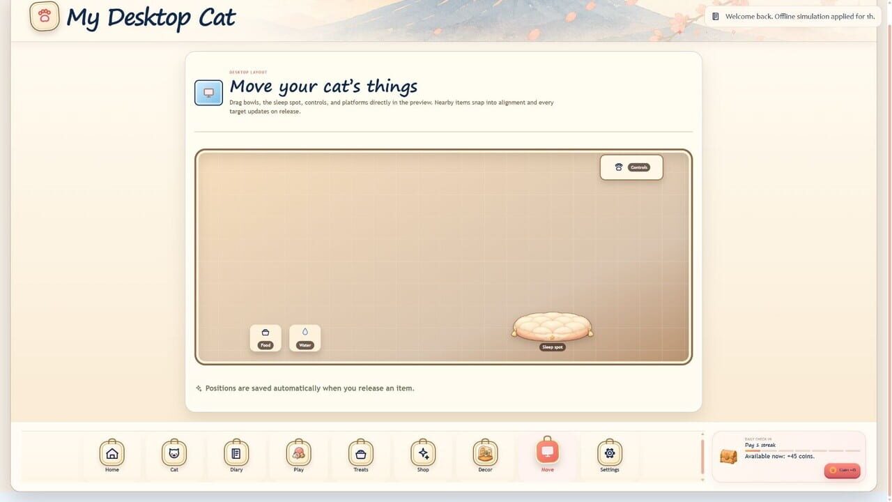 My Desktop Cat