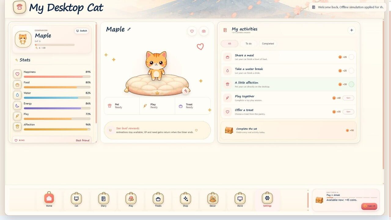 My Desktop Cat