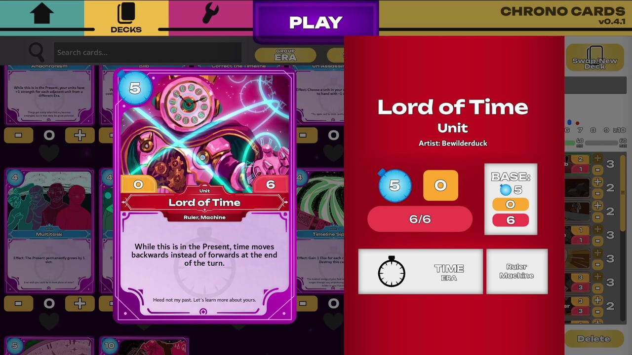 Chrono Cards