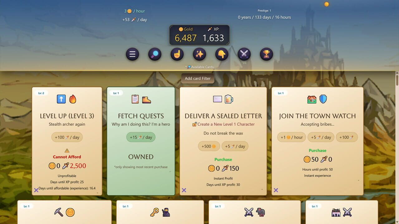 Fantasy Idle RPG