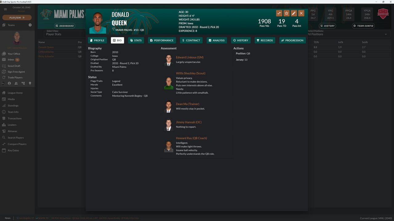 Draft Day Sports: Pro Football 2025