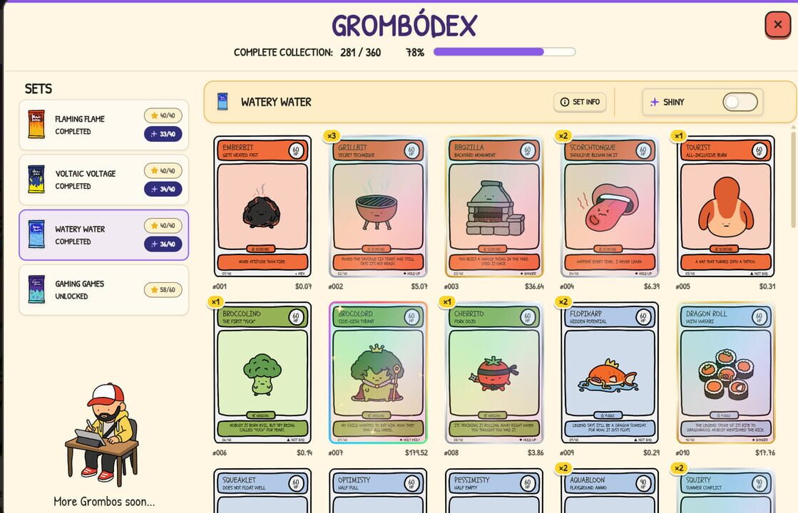 Grombo Card Shop Tycoon