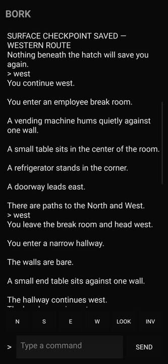 Bork: A Text Adventure