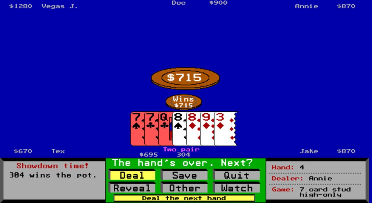 Amarillo Slim’s 7 Card Stud