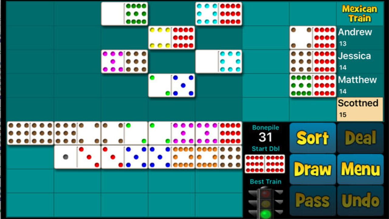 Mexican Train Dominoes 2