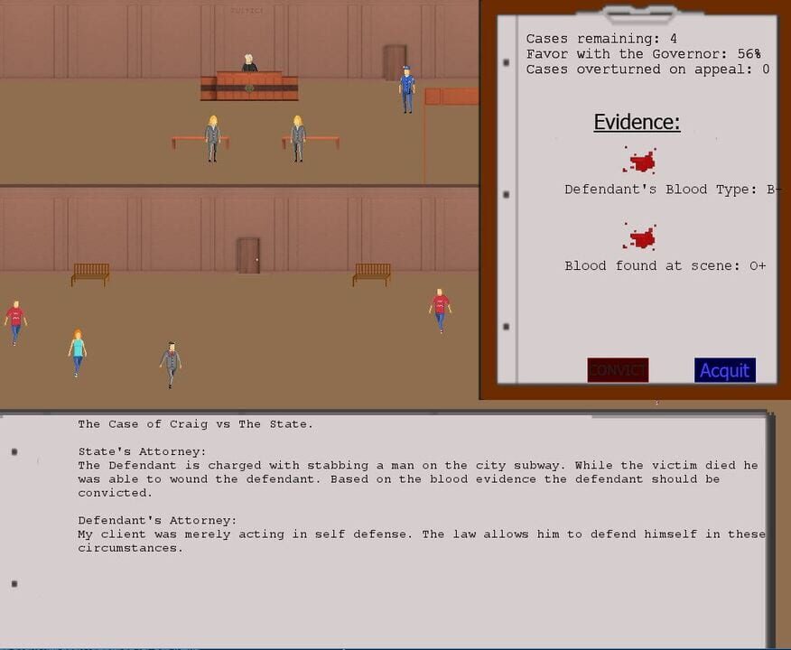 Judged: A Court Simulator
