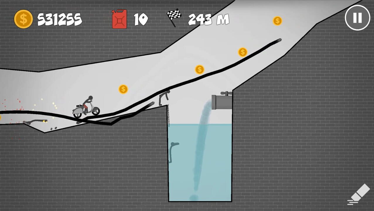 Stickman Racer Road Draw 2