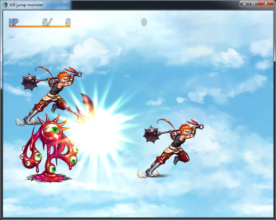 Kill jump monster