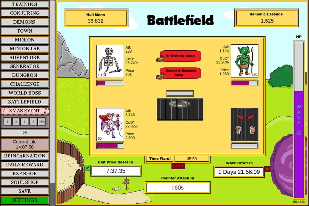 Wizard and Minion Idle