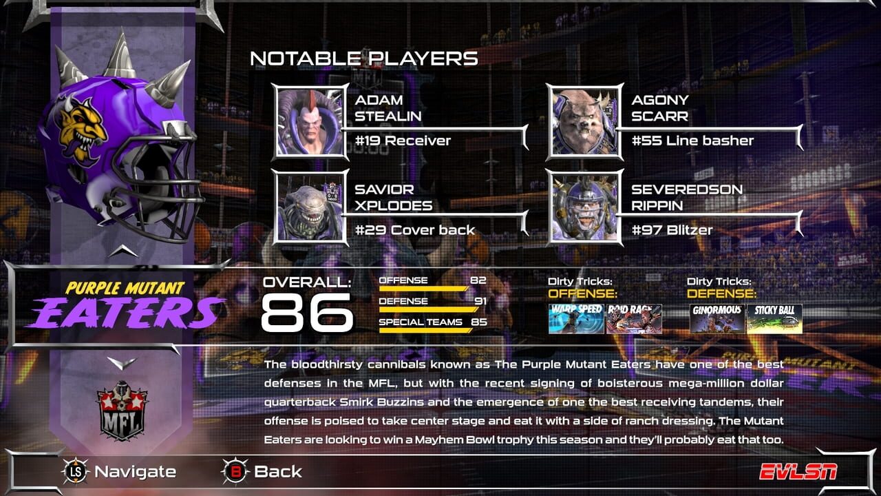 Mutant Football League: Purple Oil Pack