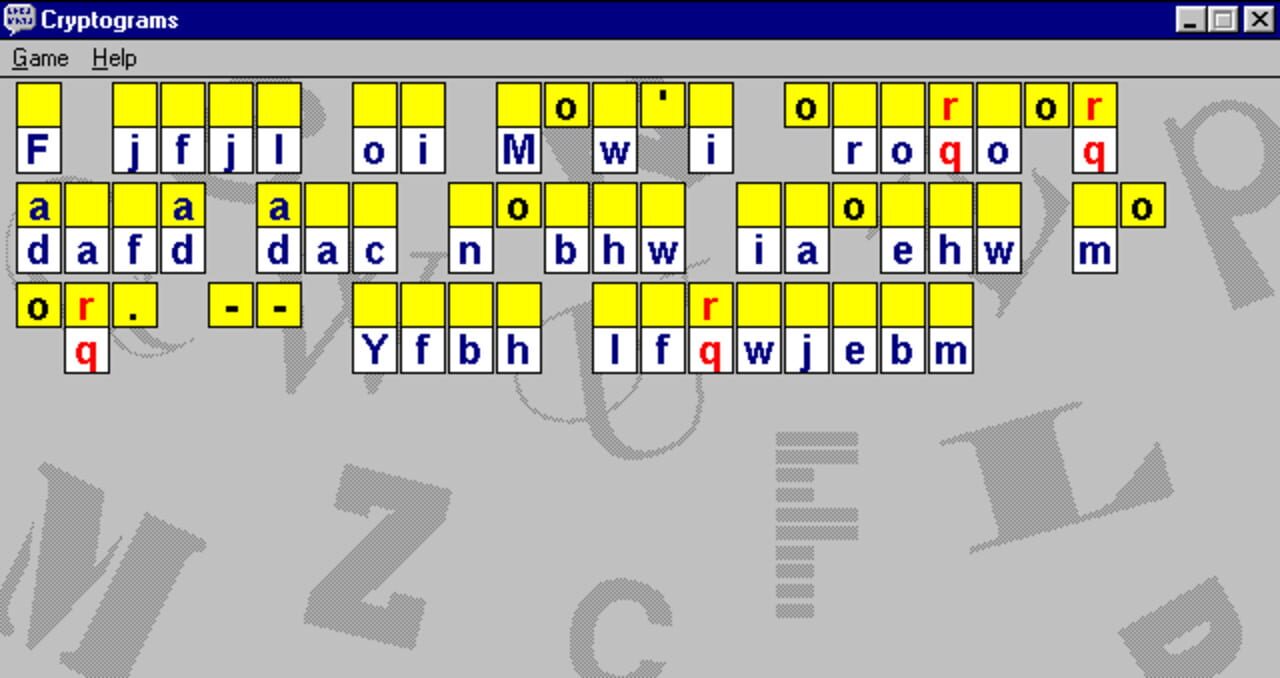 Cryptograms