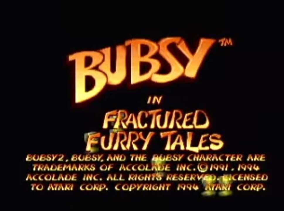 Bubsy in Fractured Furry Tales