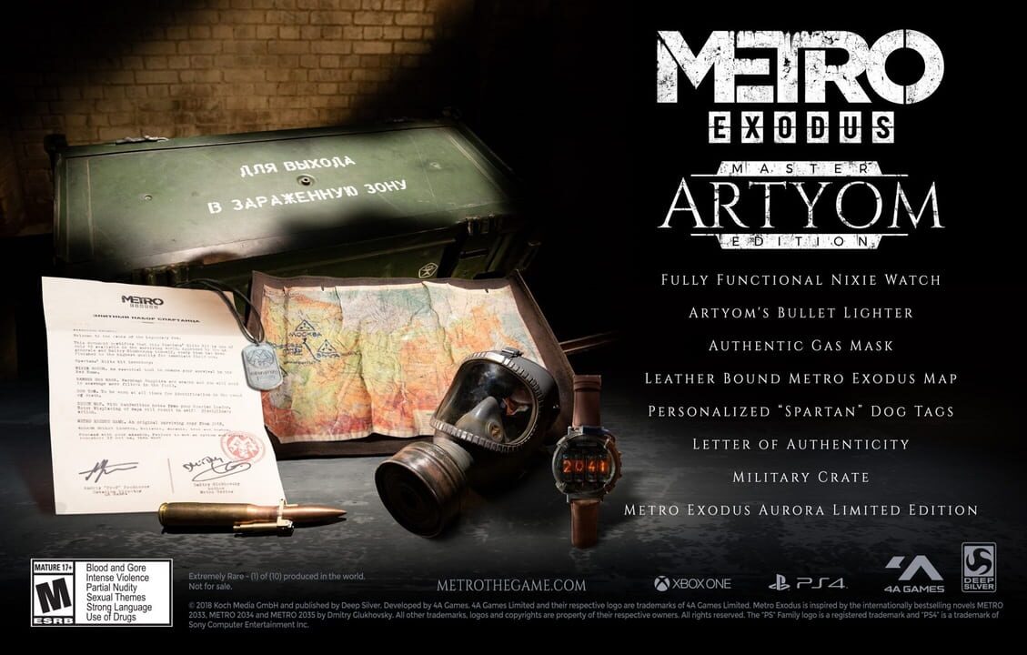 Metro Exodus: Master Artyom Edition
