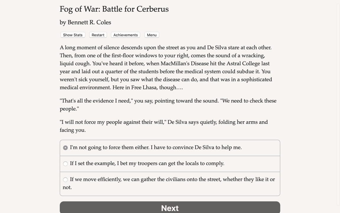 Fog of War: The Battle for Cerberus