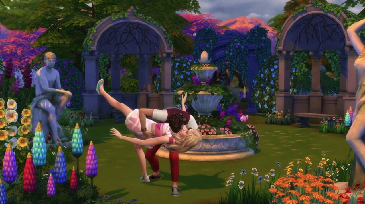 The Sims 4: Romantic Garden Stuff