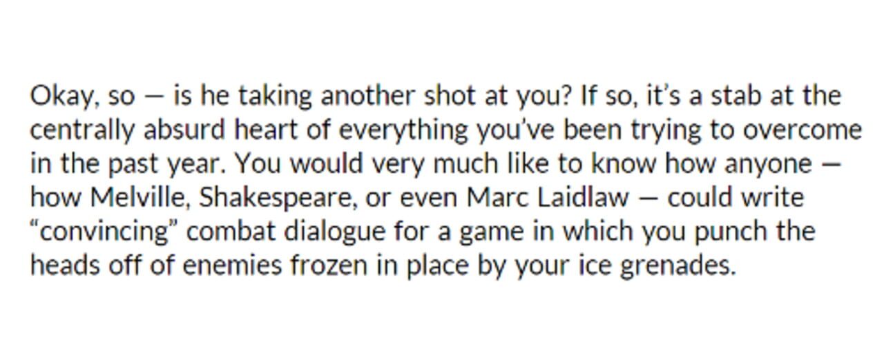 The Writer Will Do Something