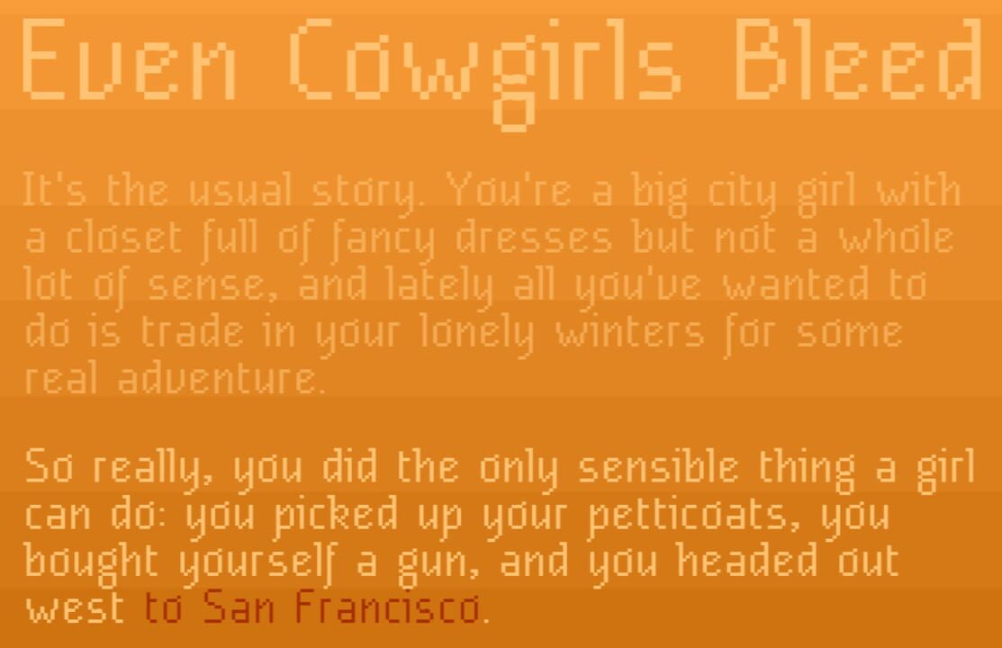 Even Cowgirls Bleed