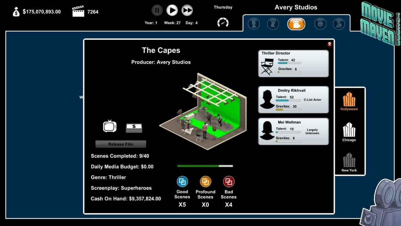 Movie Maven: A Tycoon Game