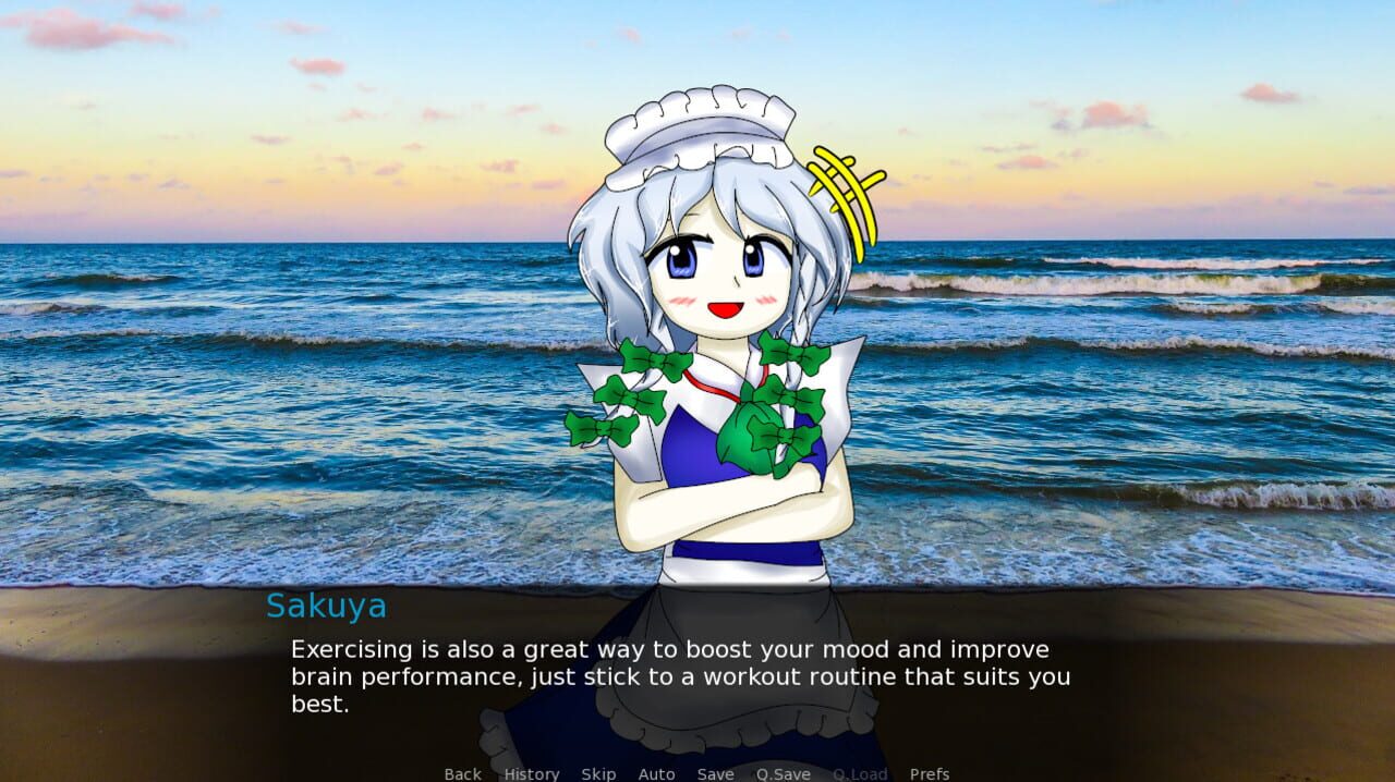 Sakuya Izayoi Gives You Advice and Dabs