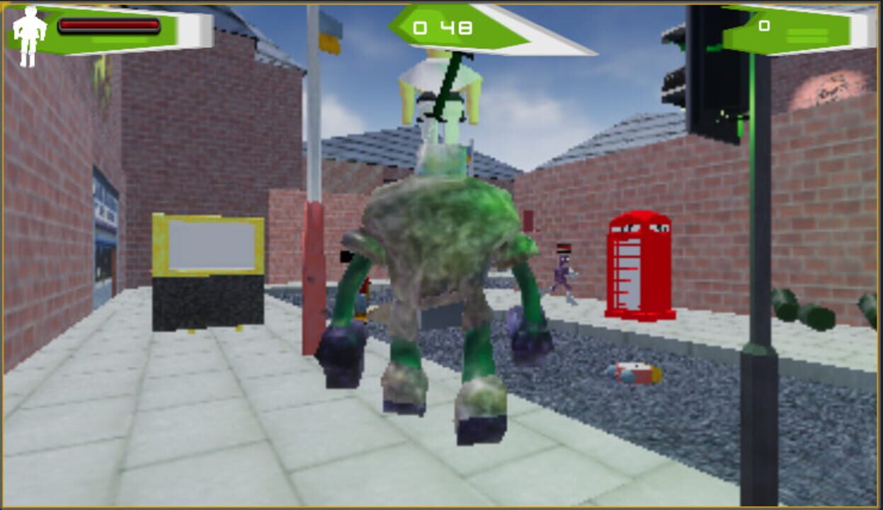 Alien street battle