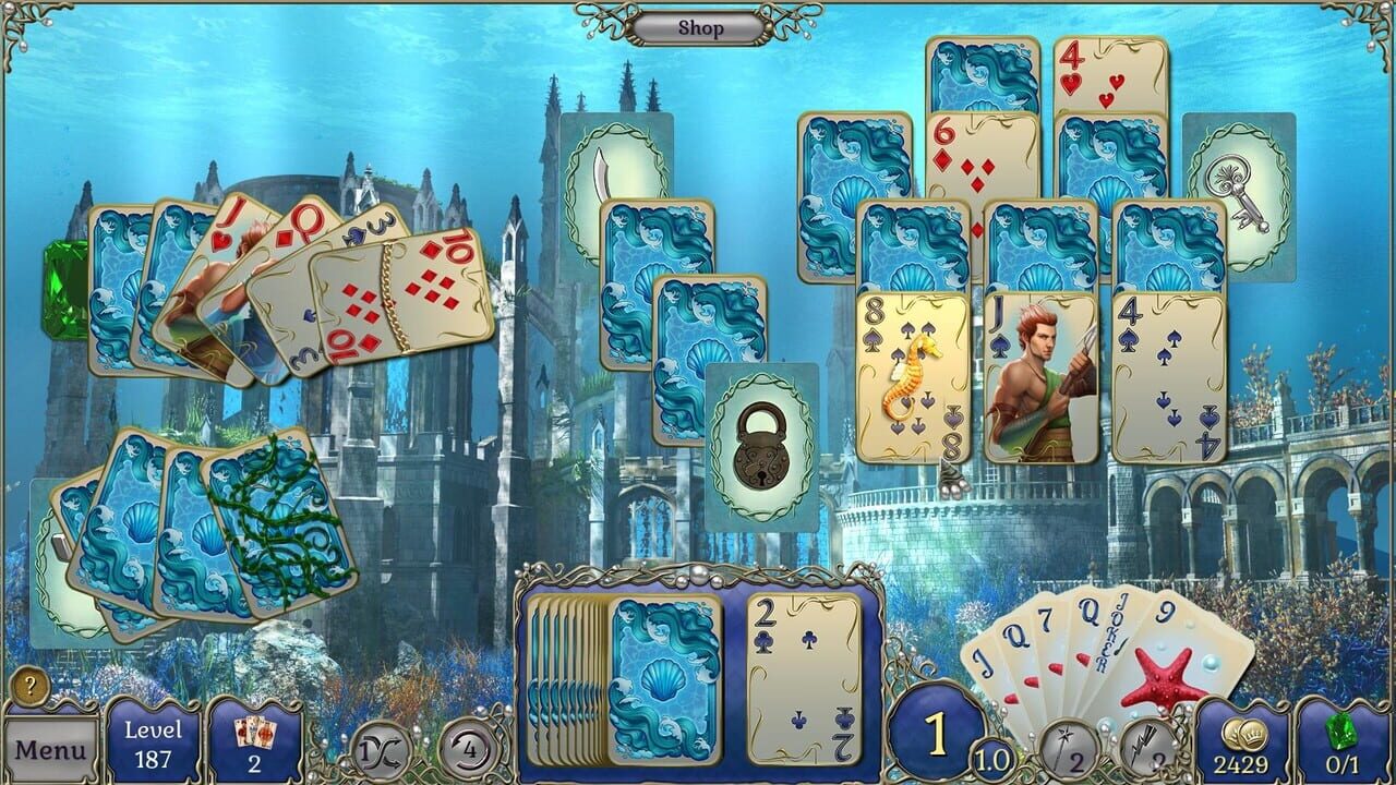 Jewel Match Atlantis Solitaire: Collector’s Edition