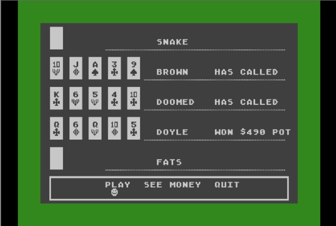 Five Card Stud Poker