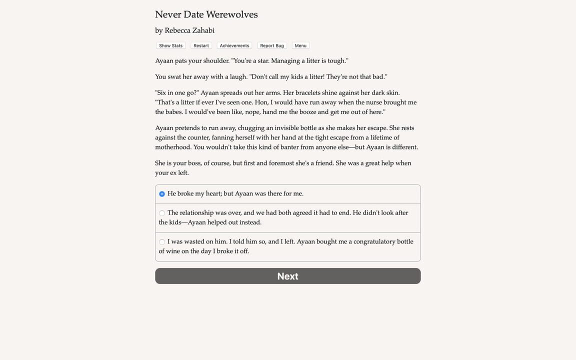 Never Date Werewolves