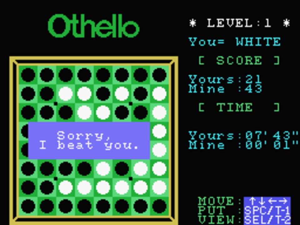 Computer Othello