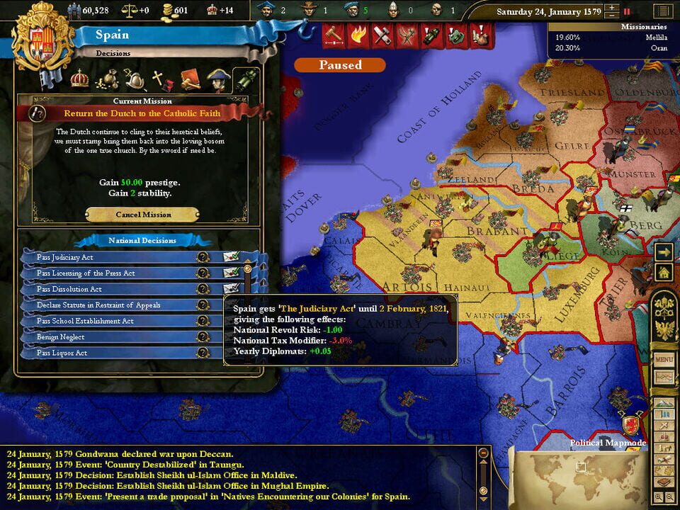 Europa Universalis III: In Nomine