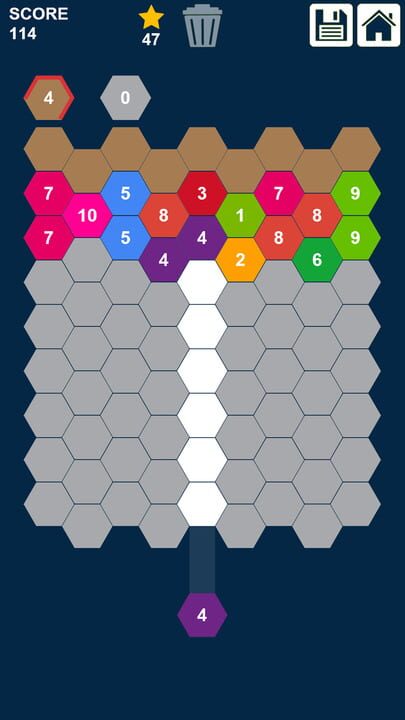 Hexa Attack Puzzle: Shoot n Merge Numbers