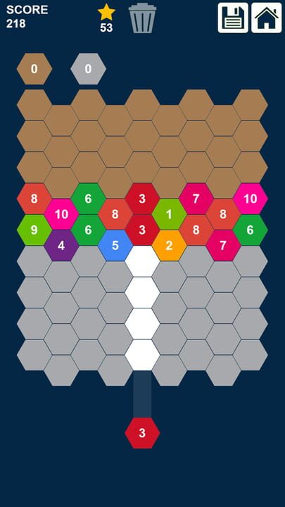 Hexa Attack Puzzle: Shoot n Merge Numbers