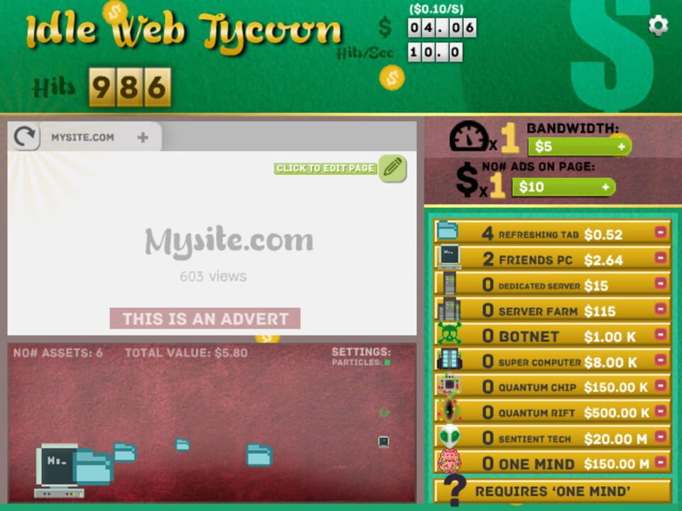 Idle Web Tycoon