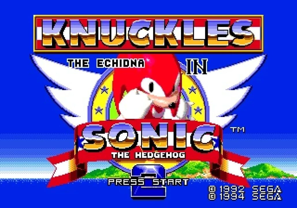 Knuckles the Echidna in Sonic the Hedgehog 2