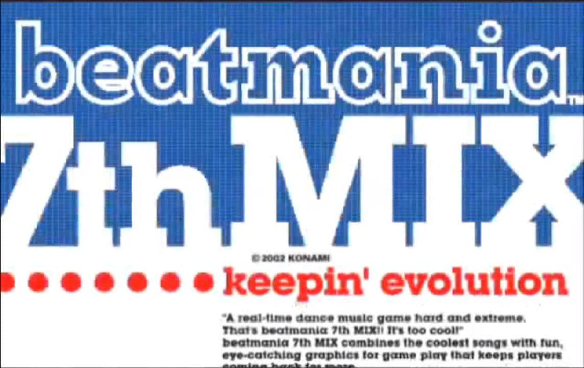 Beatmania 7thMix: Keepin’ Evolution