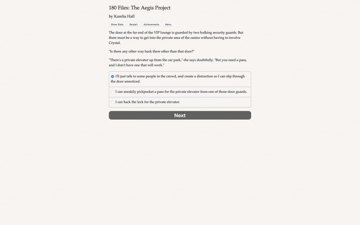 180 Files: The Aegis Project