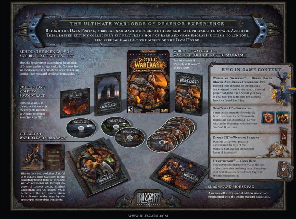 World of Warcraft: Warlords of Draenor – Collector’s Edition
