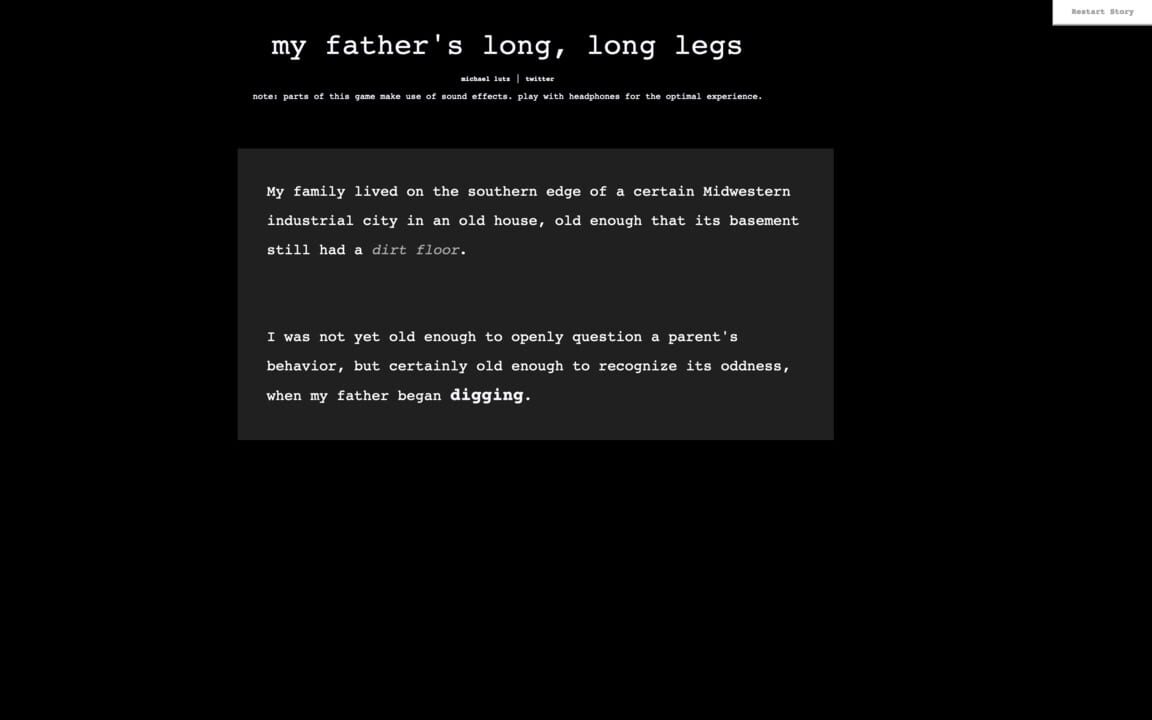 My Father’s Long, Long Legs