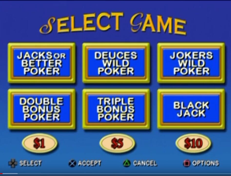 Video Poker & Blackjack