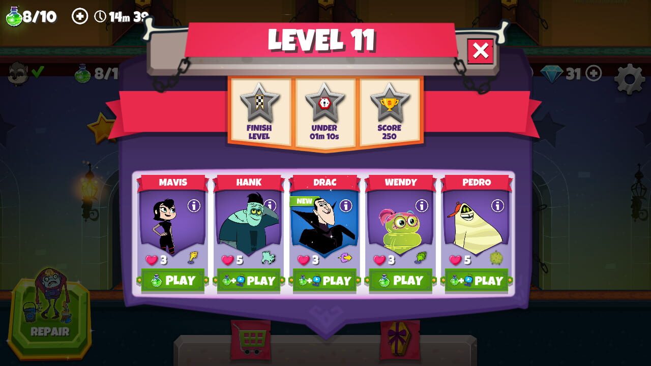 Hotel Transylvania Adventures: Run, Jump, Build!