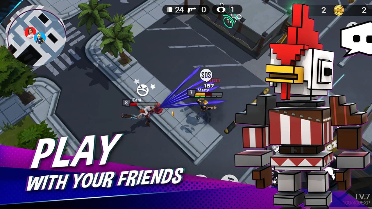 Battlepalooza: Free PvP Arena Battle Royale